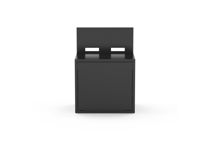 Support Plancha Acier fermé noir Forge Adour