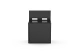 Support Plancha Acier fermé noir Forge Adour