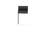 Support angle acier fermé noir Forge Adour