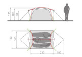 Tente de randonnée Allround Mark 3P Agave Vaude