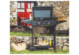 Pack plancha + capot Forge Adour Origin Gaz 60 Chassis Acier