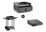 Pack plancha + chariot + capot Forge Adour Origin Gaz 45 Chassis Acier