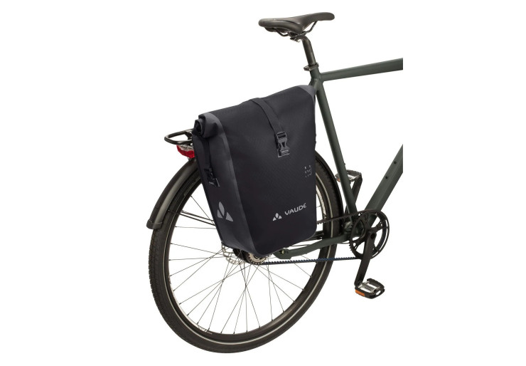 Sacoche de vélo Aqua Back Single Recyclé Black Vaude
