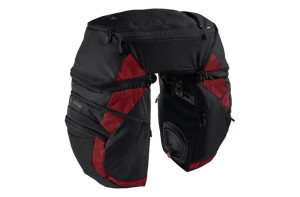 Sacoche de vélo Vaude Karakorum Pro 62 L Noir/Carmin