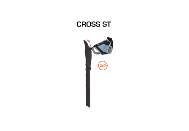 Bâtons de randonnée Connect Carbon 5 Cross Swing TSL