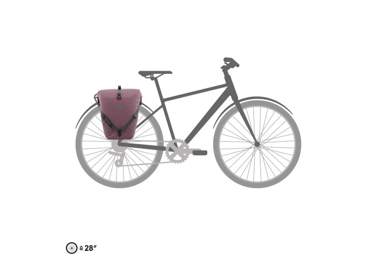 Sacoche de vélo Back-Roller Urban QL3.1 ash rose Ortlieb