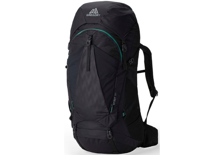Gregory Stout 55 Eu Forest Black : Confort & Fonctionnalité pour Aventuriers