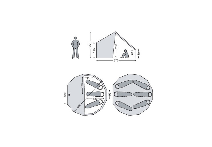 Tente tipi Nordisk Asgard 12,6 m