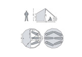 Tente tipi Nordisk Asgard 12,6 m